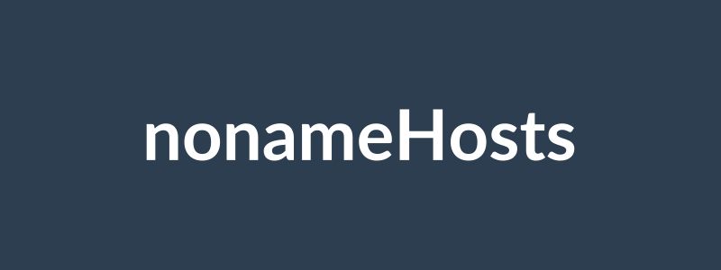 nonameHosts 封面图