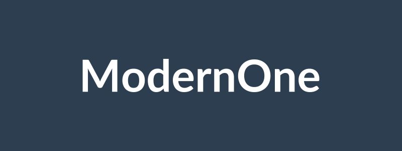 ModernOne 封面图