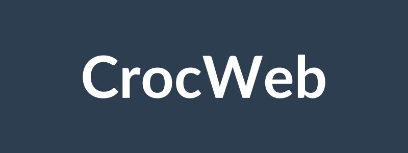 CrocWeb 封面图
