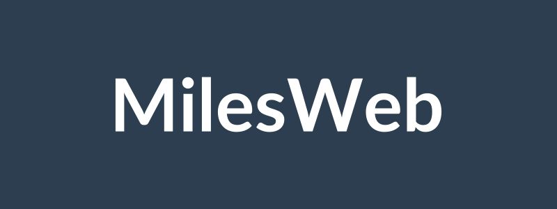 MilesWeb 封面图
