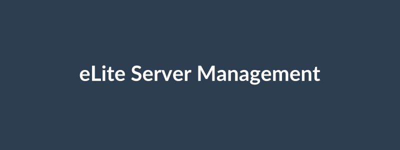 eLite Server Management